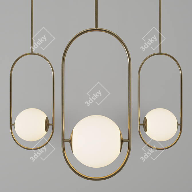 Luxurious Martyn Bullard Everley Pendant 3D model image 1