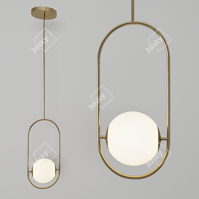 Luxurious Martyn Bullard Everley Pendant 3D model image 2