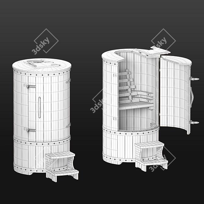 Title: TurboSmooth Fitobochka: Relaxation and Rejuvenation 3D model image 2