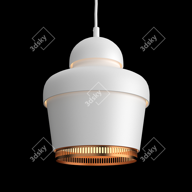 Modular Pendant Lamps Collection 3D model image 2