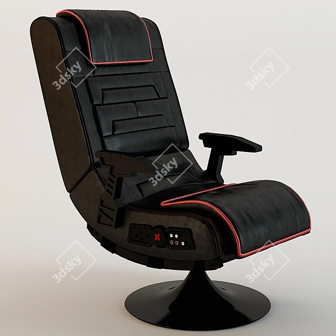 ErgoMax Gaming Throne 3D model image 1