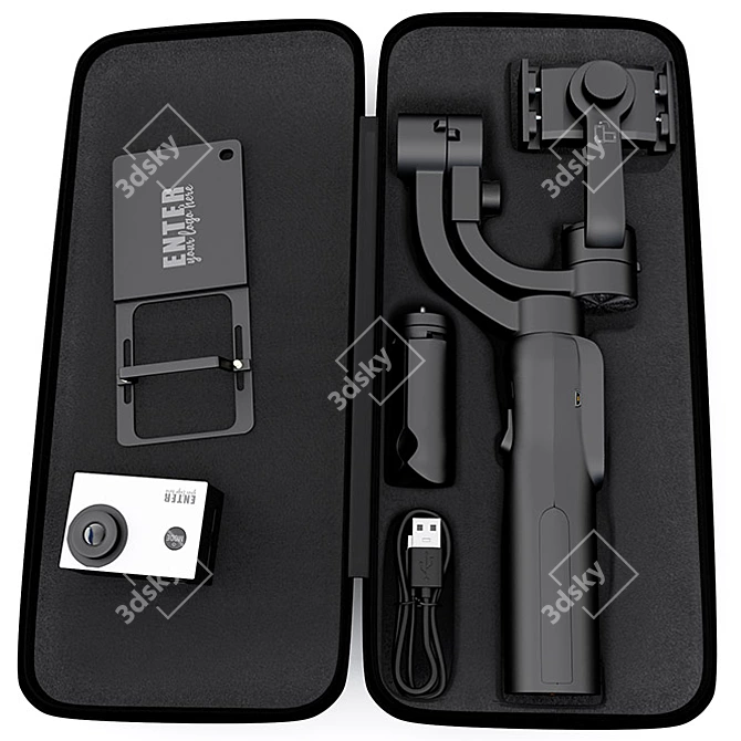 Max 2009 Hi-Poly Camera Stabilizer 3D model image 2