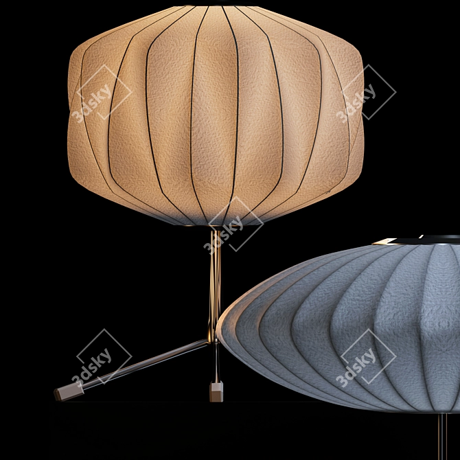 Versatile 3ds Max Table Lamp Set 3D model image 3