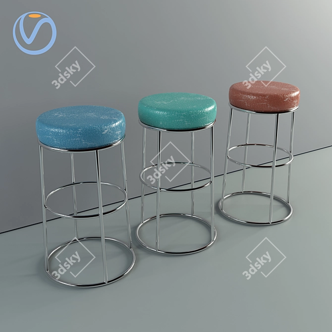 Sleek Resolution Chair 3D model image 1