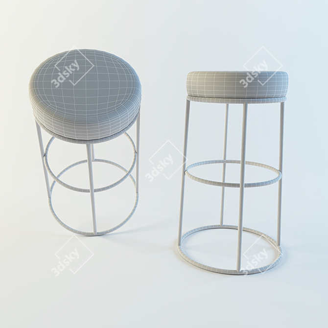 Sleek Resolution Chair 3D model image 2