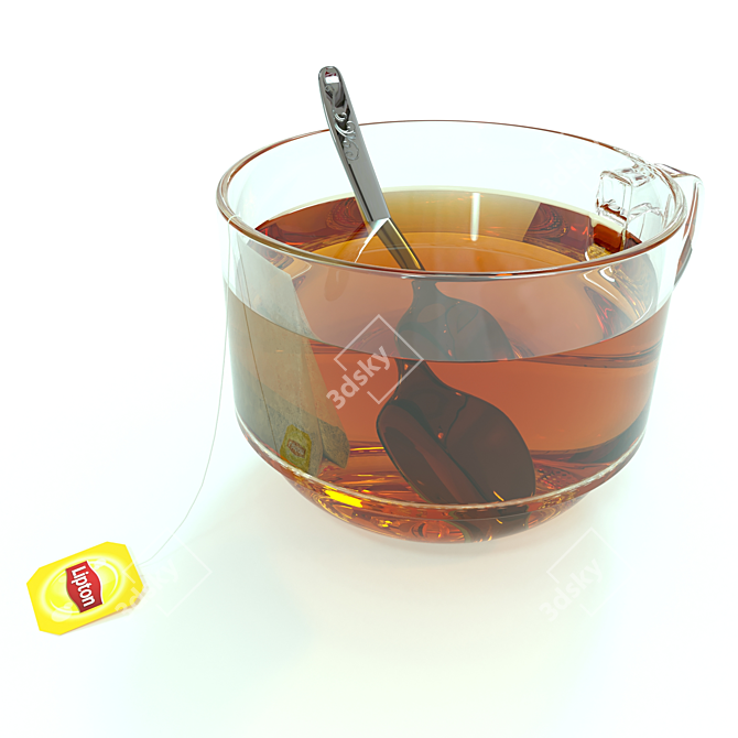 Tea Infusion Cup 3D model image 1