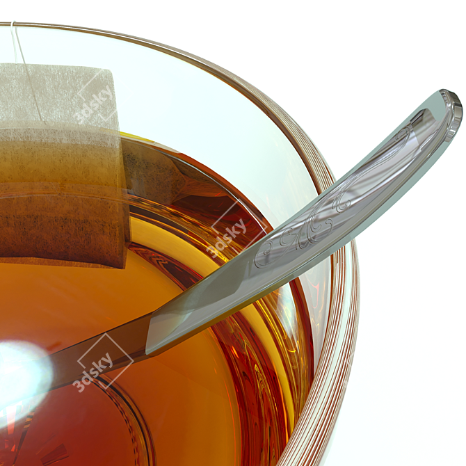 Tea Infusion Cup 3D model image 2