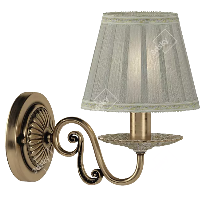 Maytoni Battista RC011-WL-01-R: Classic Elegance in Wall Light 3D model image 1