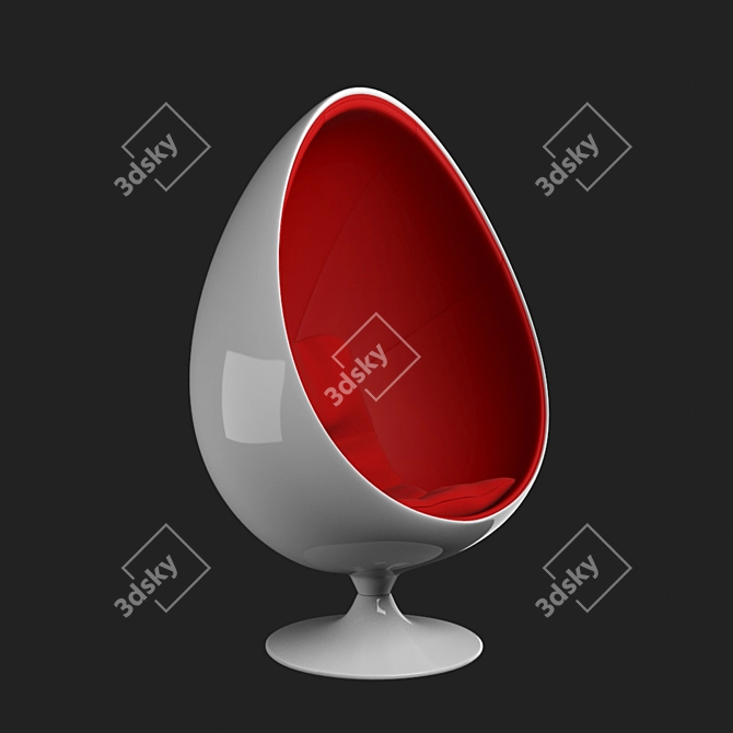 Modern Eero Aarnio Egg Chair 3D model image 1