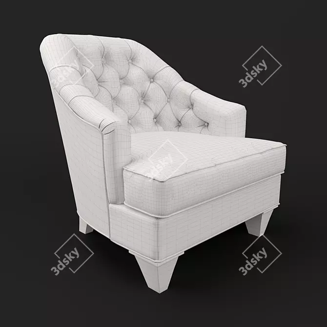 Fratelli Barri MESTRE Chair 3D model image 2