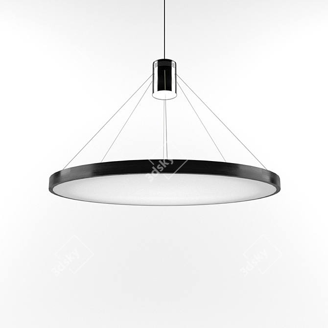 Modern Loft Chandelier - OGY POLL 3D model image 1