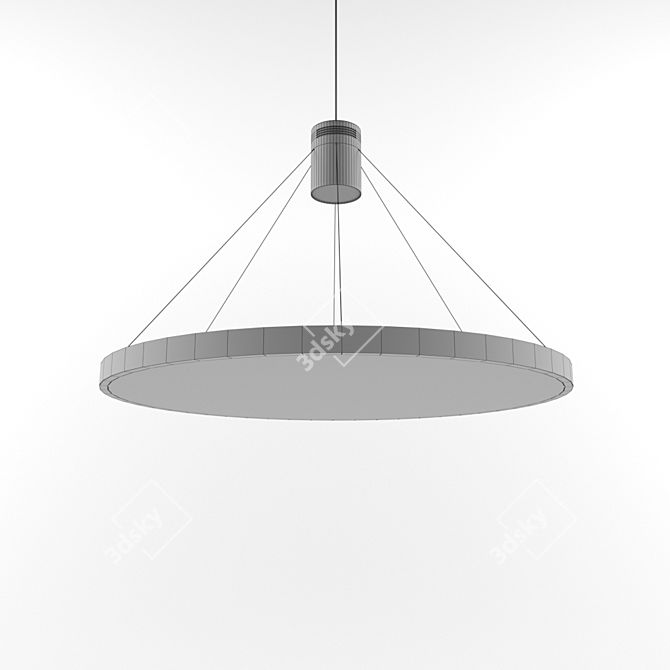 Modern Loft Chandelier - OGY POLL 3D model image 2