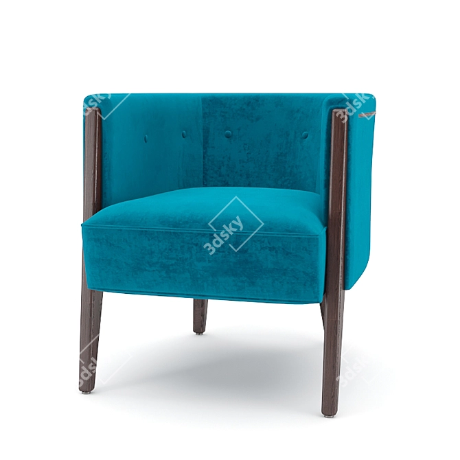 Stunning Medusa Armchair: Ultimate Comfort & Style 3D model image 2