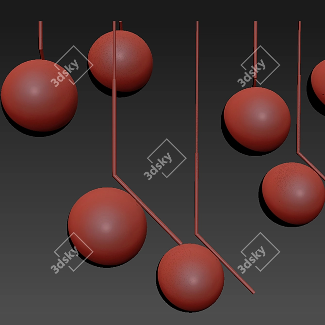 IC Lights Suspension 2 - Vray and Corona Ready, 3dsmax 2011 & OBJ Formats, Perfect Fit for Any Space 3D model image 2