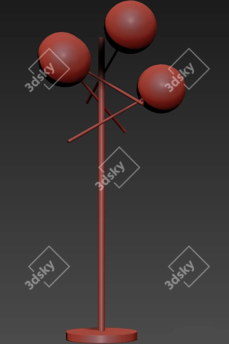 Bolle Gallotti Floor Lamp 3D model image 3