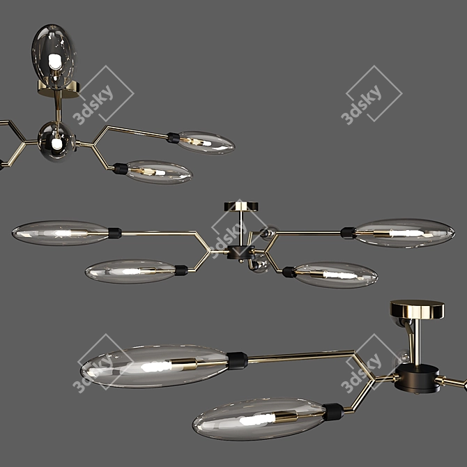 Maytoni Ventura Ceiling Lamp 3D model image 1