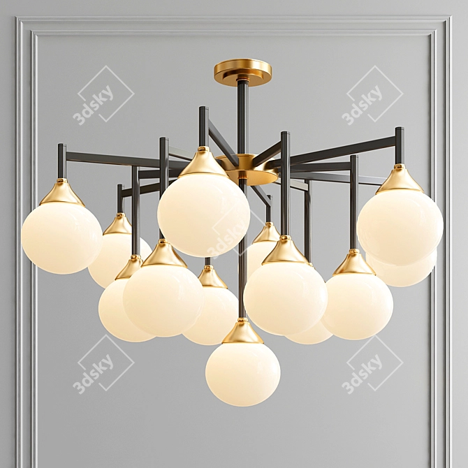 Elegant Era-CH01 Chandelier 3D model image 1