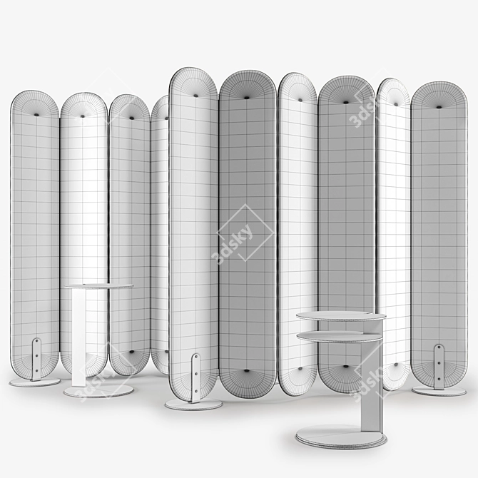 GARDENA: Versatile Landscape-Inspired Screen 3D model image 2