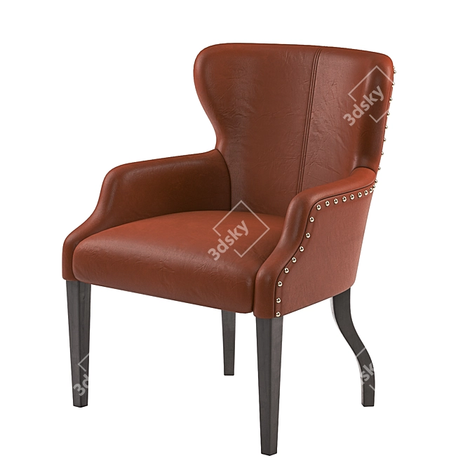 Classic Elegance - Chesterton Armchair 3D model image 1