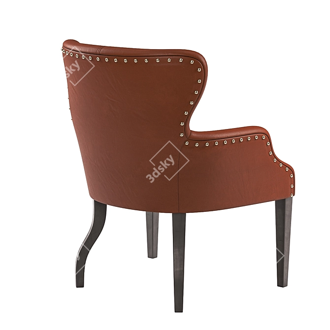 Classic Elegance - Chesterton Armchair 3D model image 2