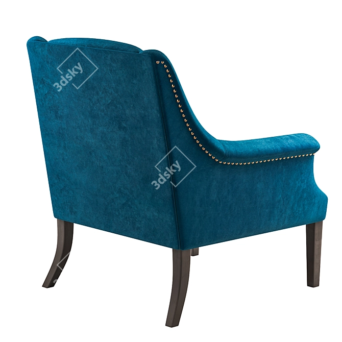 Elegant Signature Lounge Chair 3D model image 2