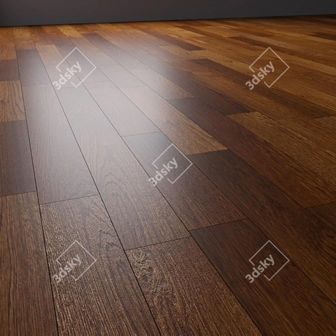 Hardy Walnut Engineering Parquet 3D model image 1