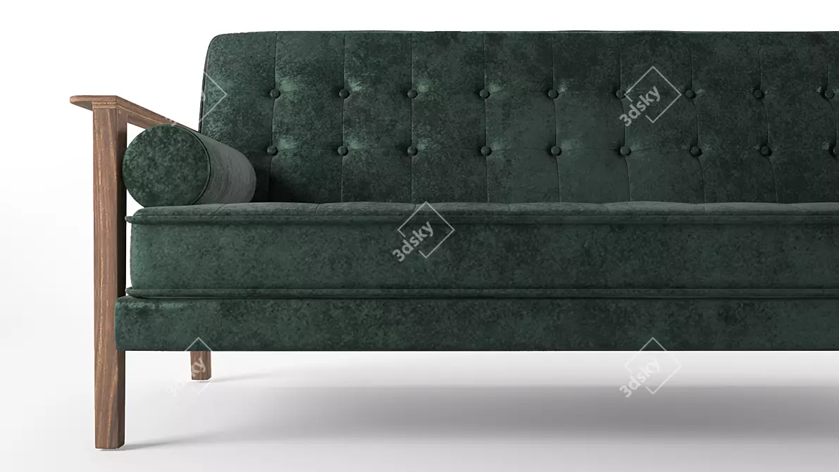 Convertible Coastal Settee Bed 3D model image 3