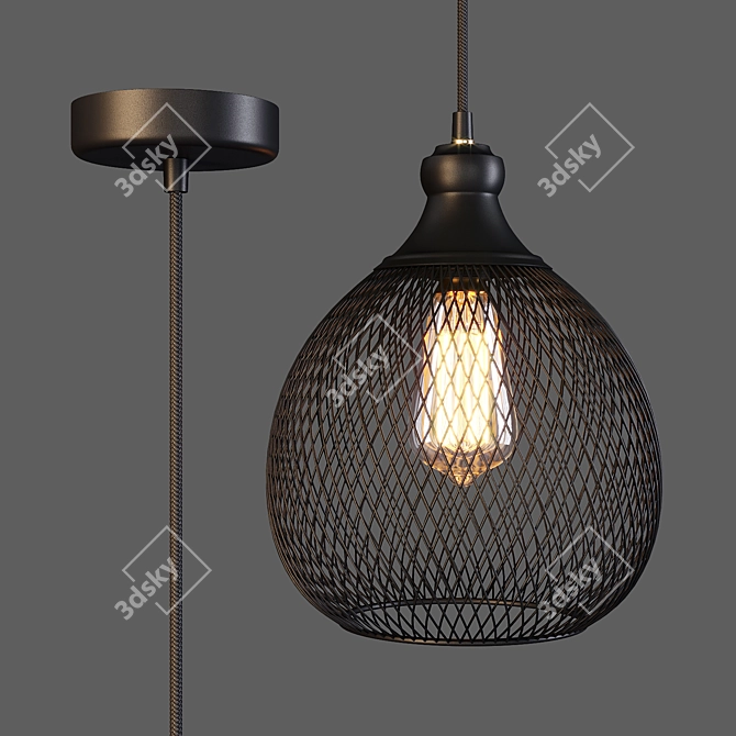 Maytoni Grille Pendant Lamp 3D model image 1