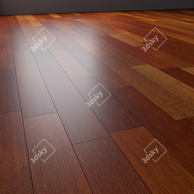 Title: Exquisite Burma Parquet Collection 3D model image 1