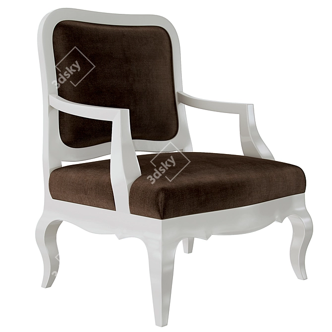 VALMORI Elisabeth Armchair - Modern Italian Design 3D model image 1