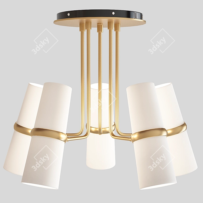 Elegant Luse Chandelier: 2013 Edition 3D model image 1