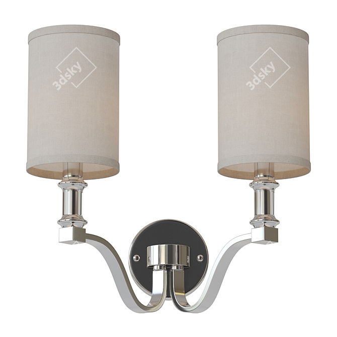 Product Title: Newport 3142 Wall Sconce 3D model image 1