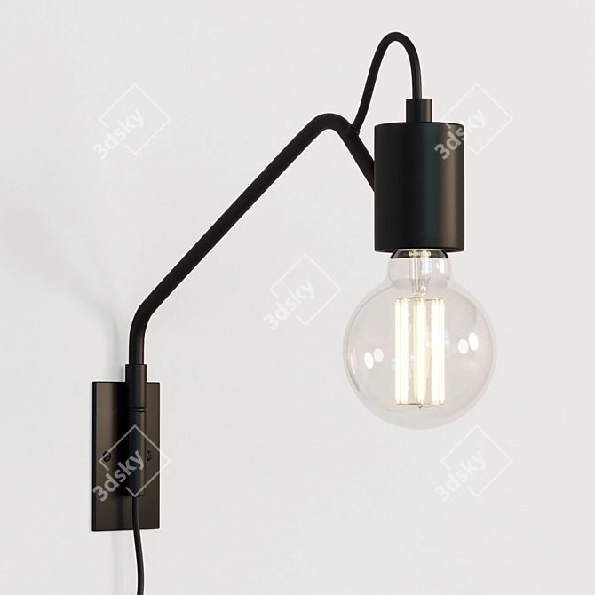 Black Swing Arm Wall Lamp
Sleek Black Swing Arm Lamp
Modern Swing Arm Wall Lamp
Versatile Black Wall Lamp 3D model image 1