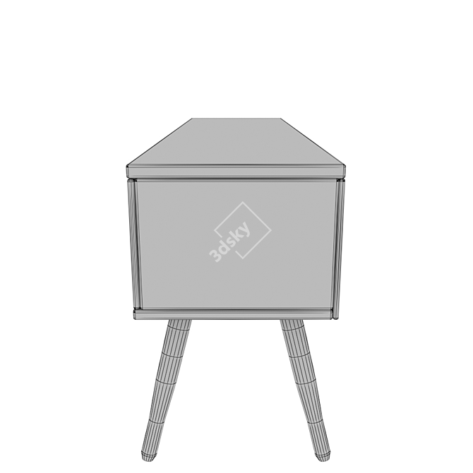 Modern Hekla Cupboard: Sleek and Functional 3D model image 3