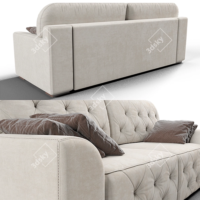 Vegas Latte: Elegant and Comfortable Sofa 3D model image 2