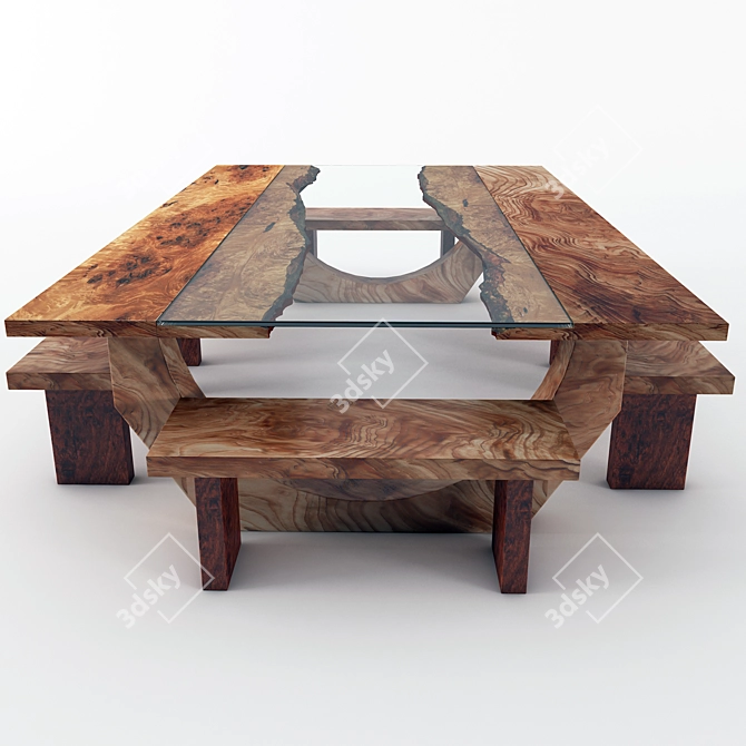 Versatile Dining Experience 3D model image 1