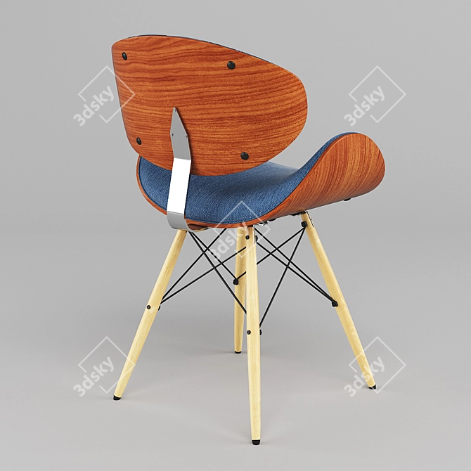 Porthos Home Holliday Upholstered Chair 3D model image 2