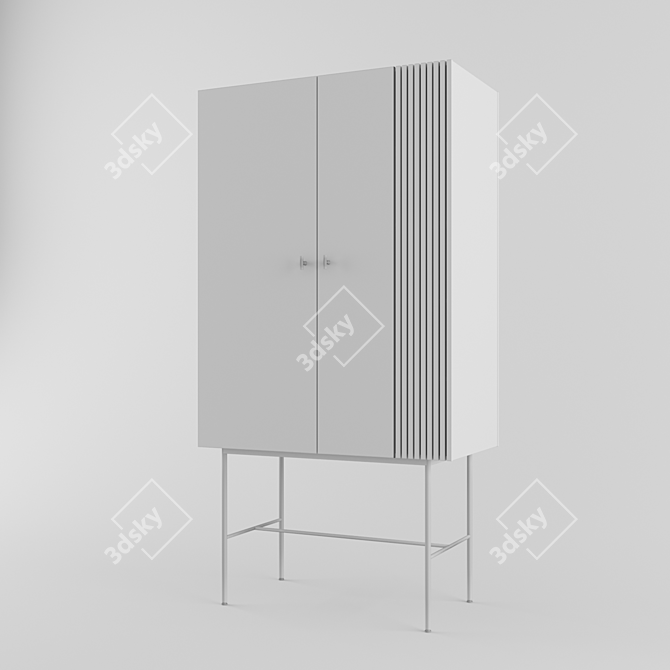 Modern Minimalist Closet 3D model image 3