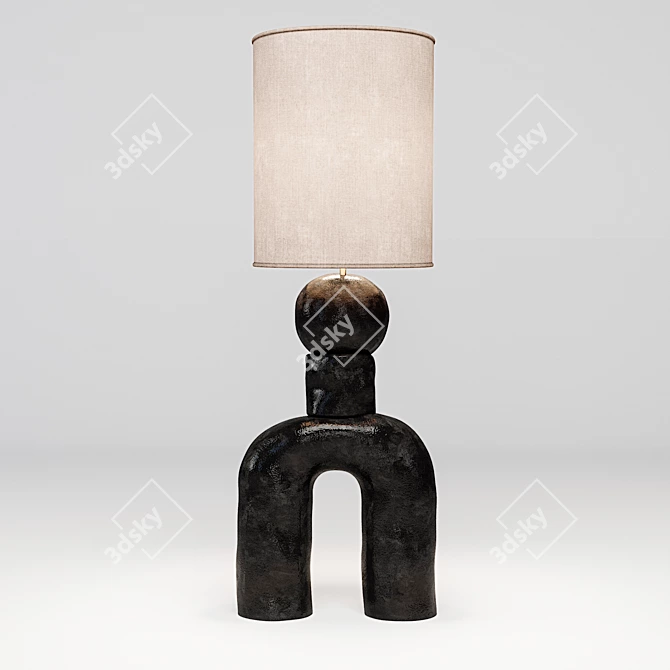 Carmen d'apollonio Ceramic Lamp 3D model image 1