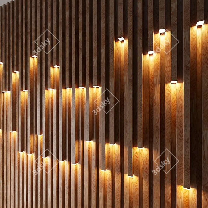 Decorative Wall Light Fixture 3D model image 2
