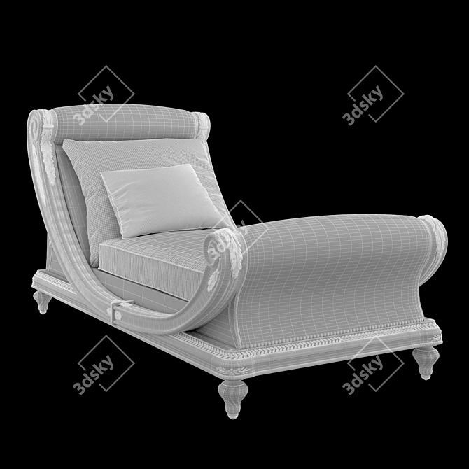 RIVA MOBILI D'ARTE Chaise Lounge - Elegant Italian Luxury 3D model image 3