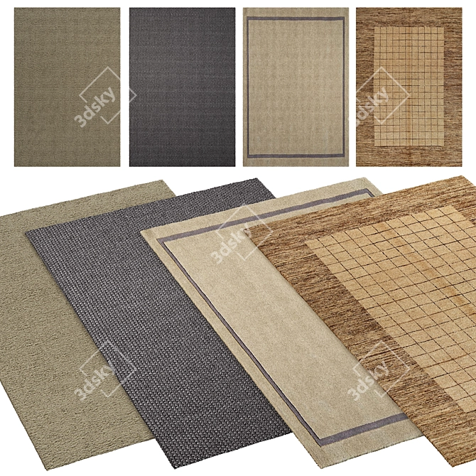 Elegant Floor Covering: 06 3D model image 1