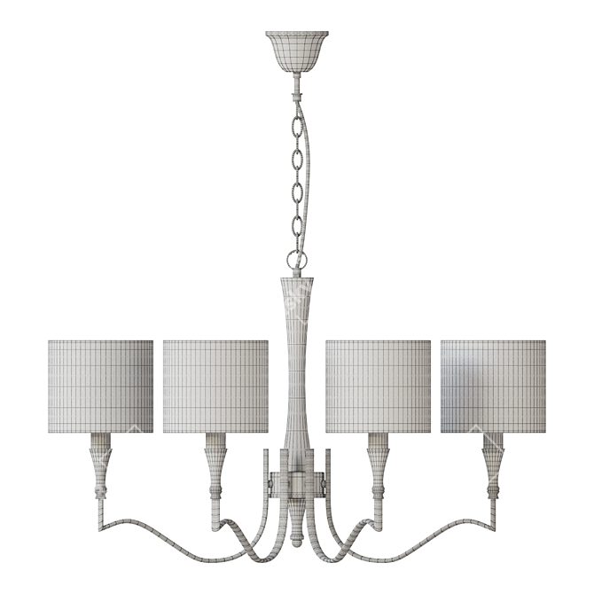 MW-Light Conrad Ceiling Chandelier 3D model image 3