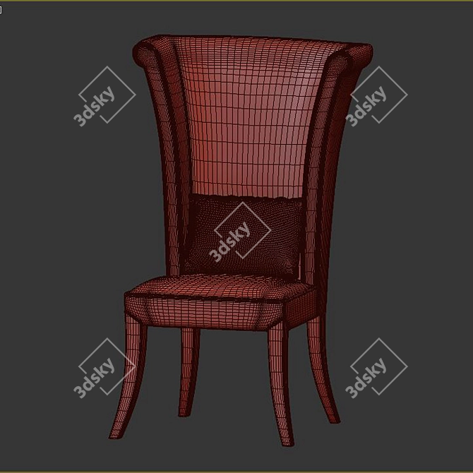 Cozy Comfort Arm Chair 3D model image 3