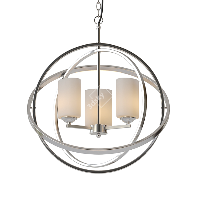 Elegant Alghero Pendant Light 3D model image 1