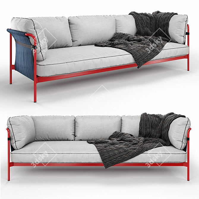 Modern UVW Unwrapping Can Sofa 3D model image 1