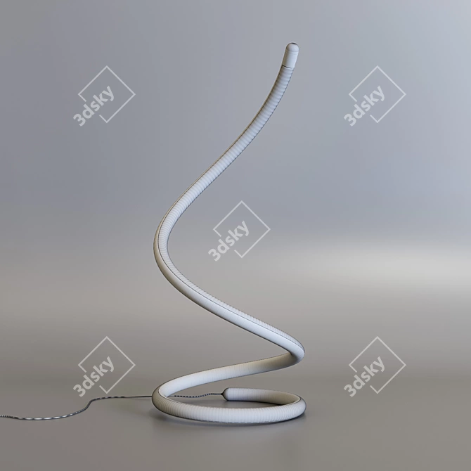 Modern Fumat Table Lamp: Stylish Illumination for Any Space 3D model image 2