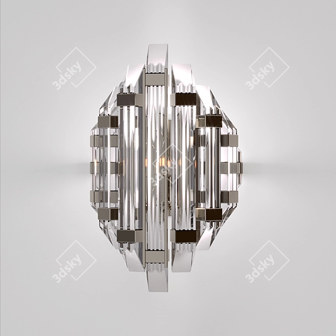 Suzanne Kasler Sconce: Elegant Adele 3D model image 1