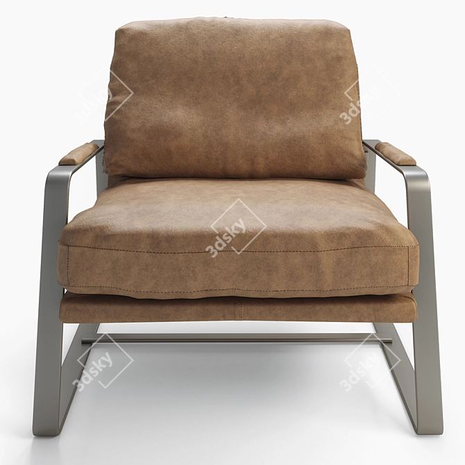 Versatile Anders Accent Chair 3D model image 1