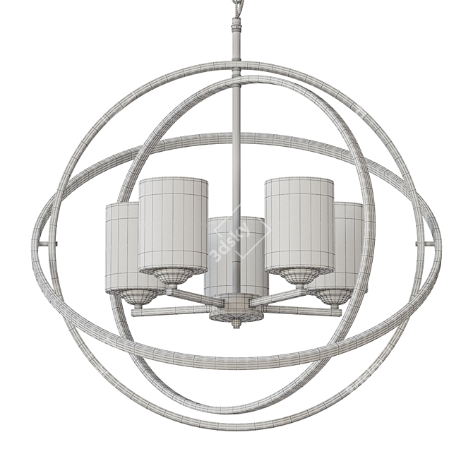 MW-Light Alghero Chandelier 3D model image 3